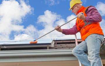 Crugybar soft wash roof cleaning
